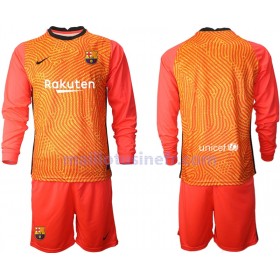 Maillot de Foot FC Barcelone Gardien 2020-21 Manches Longues V003 - Enfant